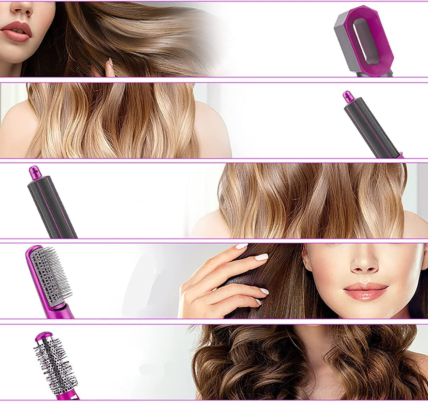 All-in-One Hårtørrer og Styler – GlamorWave