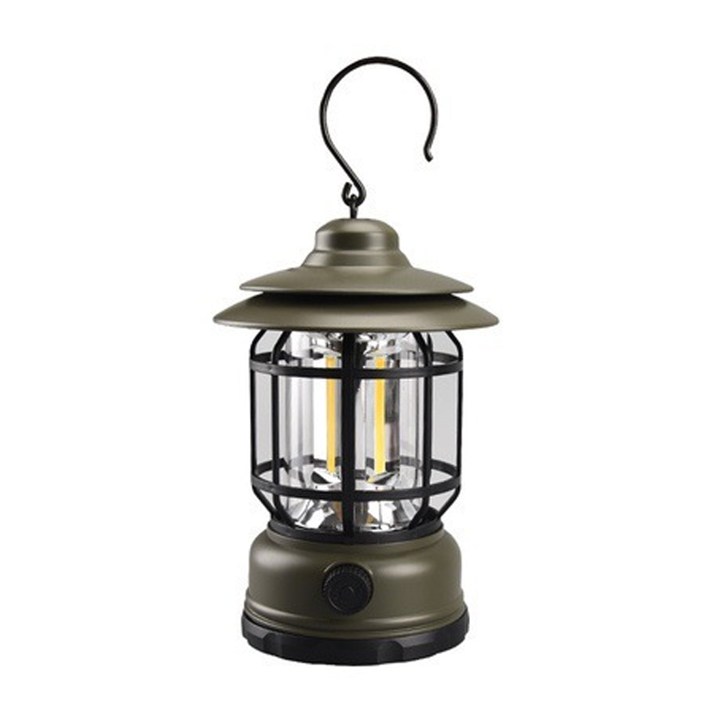 Retro campinglampa med 360° LED och magnetisk montering