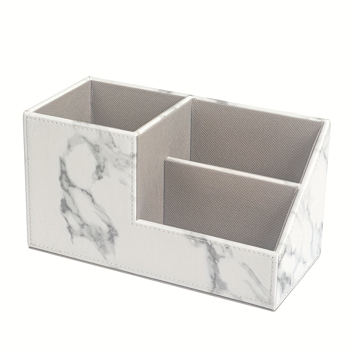 Elegant PU-organisatör för ett städat skrivbord