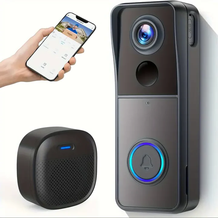 Trådlös Wi-Fi videodörrklocka