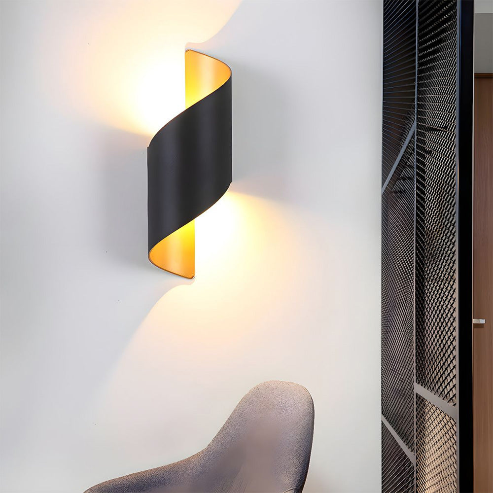 Moderne LED Væglampe i Vandtæt Aluminium Design