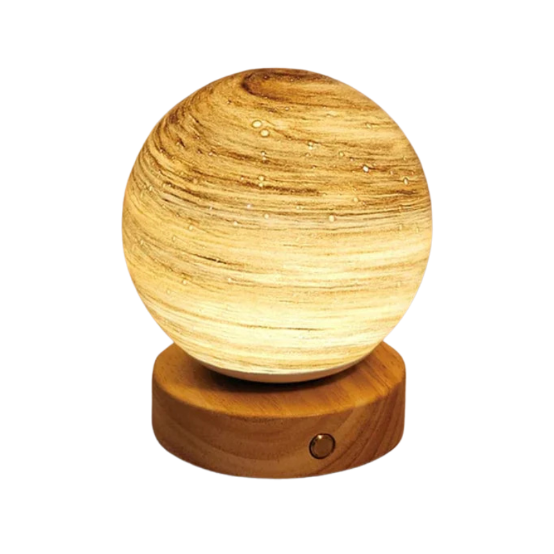 Dimbar USB-månlampa med konstnärlig design