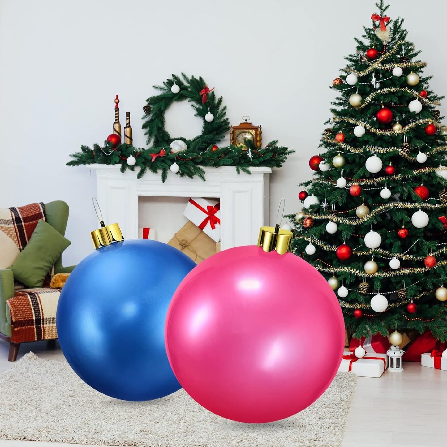 Stor oppustelig julekugle - MerrySphere