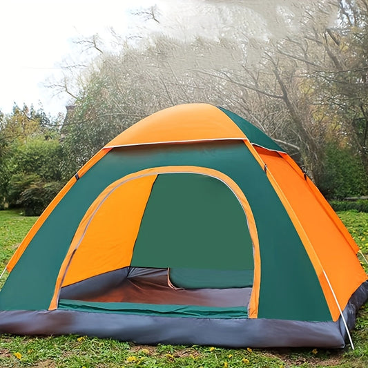 Lynopsætning Camping Telt med Holdbart Nylon & Lynlås