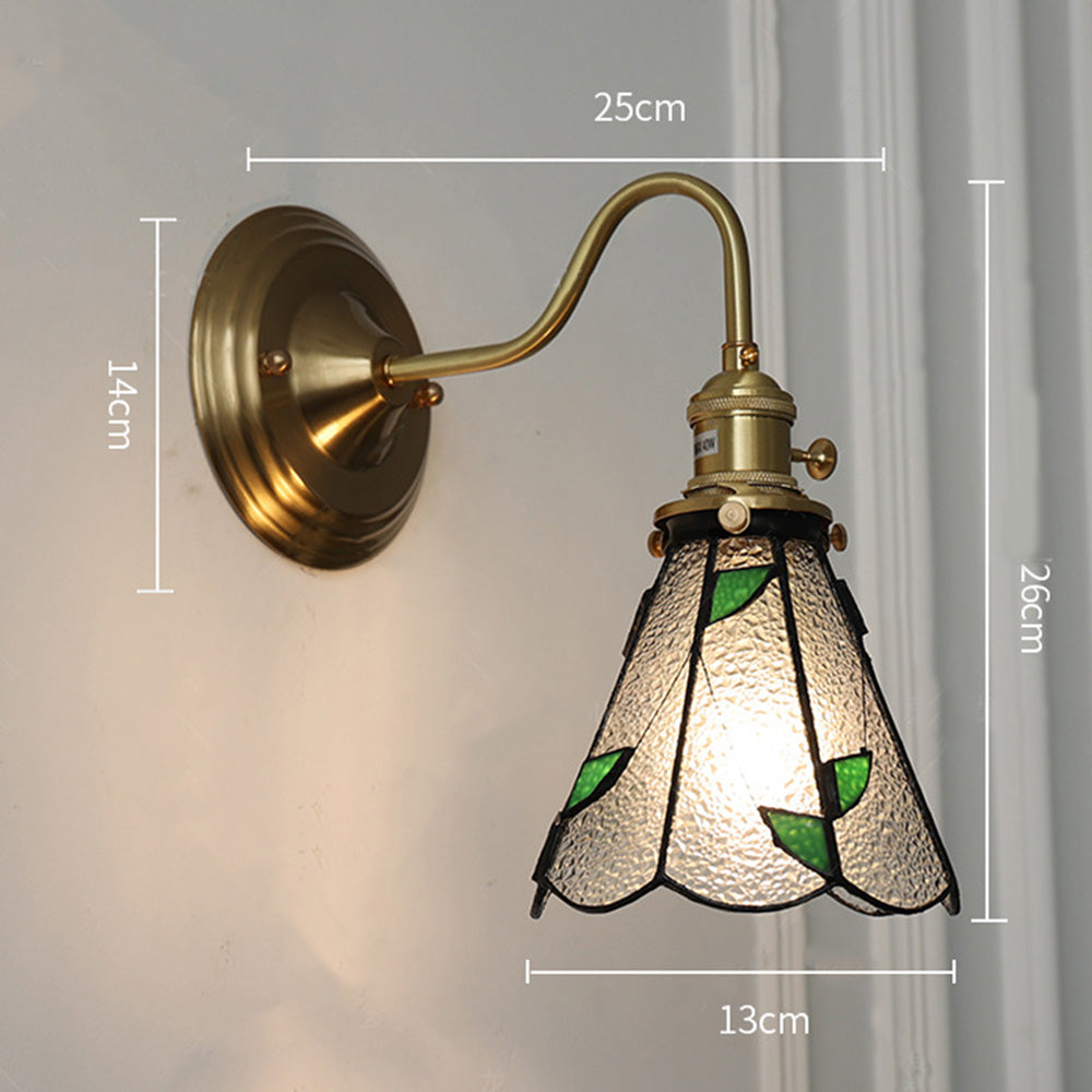 Væglampe med Vintage Glas – Stilfuld og Stemningsfuld Belysning