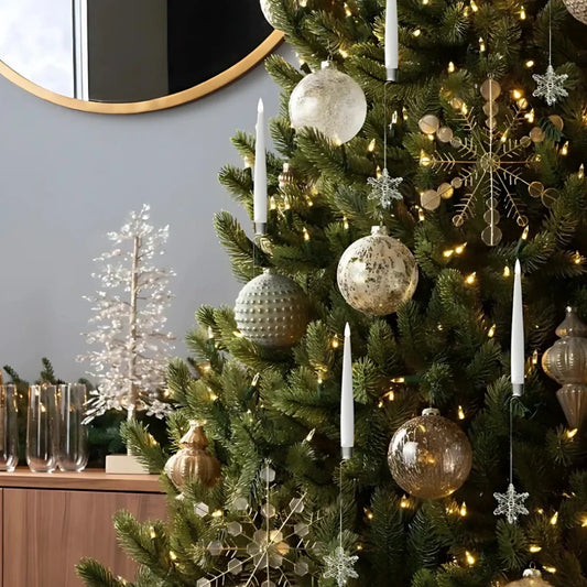 Flackande LED-julgransbelysning – Säkert och Mysigt