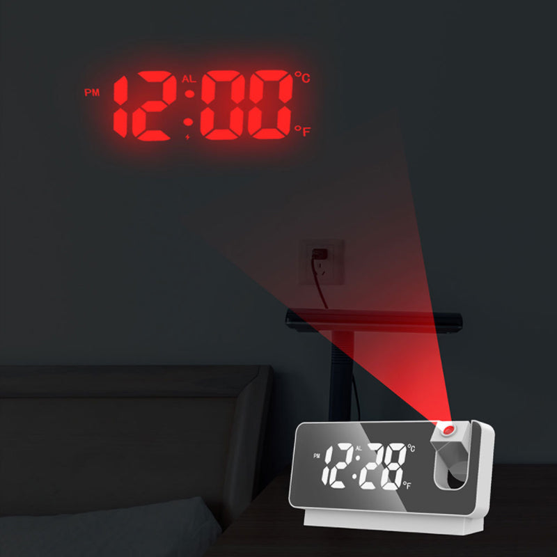 Moderne Vækkeur med Projektorfunktion | Praktisk Digital Alarm