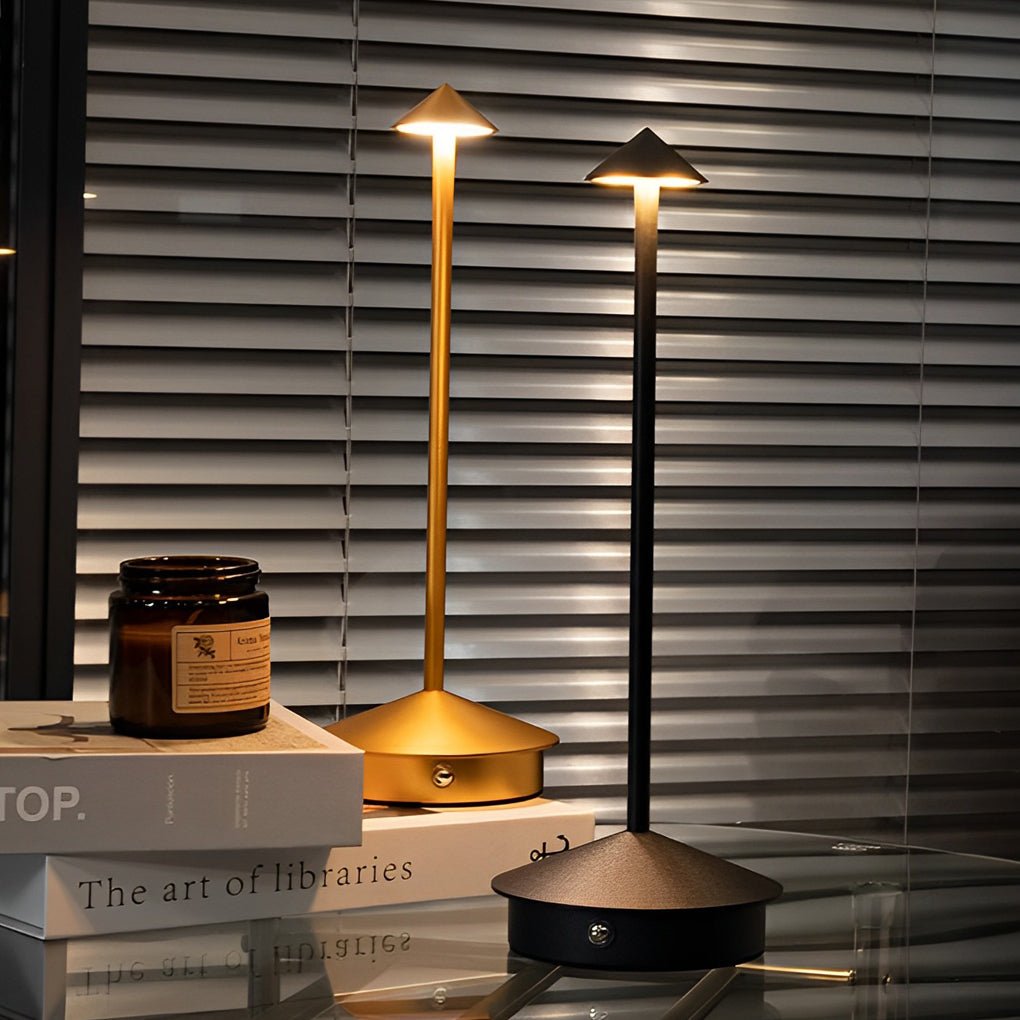Trådløs Bordlampe med Dæmpbar LED & Lang Batterilevetid