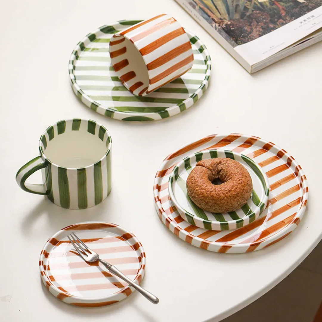 Elegante Keramisk Kaffesæt til Sofistikerede Øjeblikke