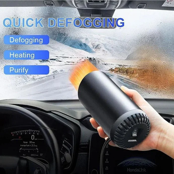 Auto Warmluftgebläse - 360 Grad drehbar, Heiz- und Kühlfunktion, Plug & Play