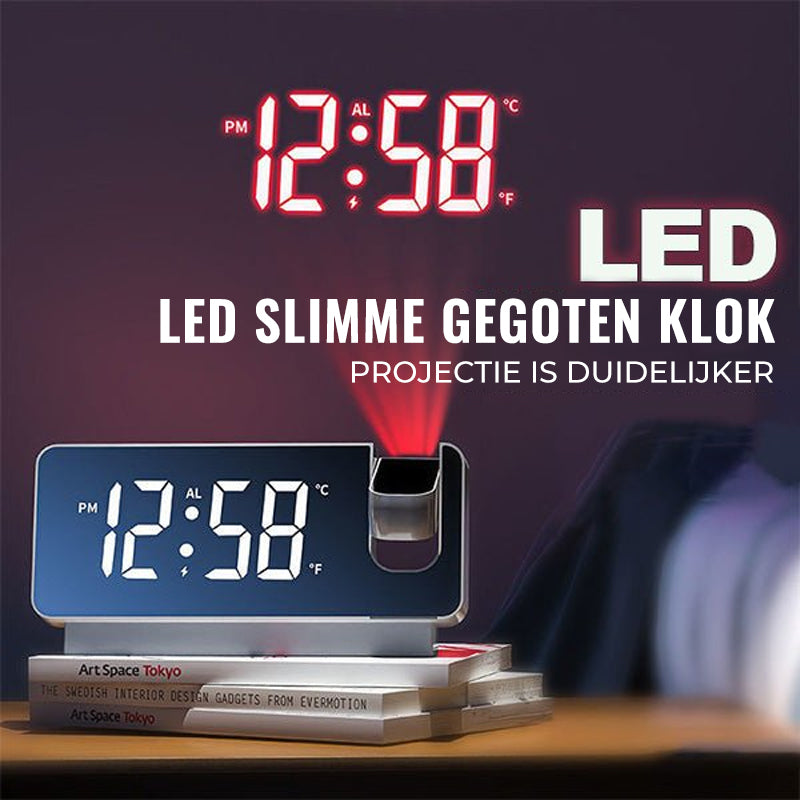 Moderne Vækkeur med Projektorfunktion | Praktisk Digital Alarm