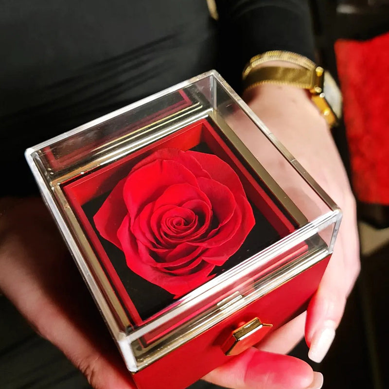 Eternal Rose Box – Elegant Opbevaring af Kunstige Roser