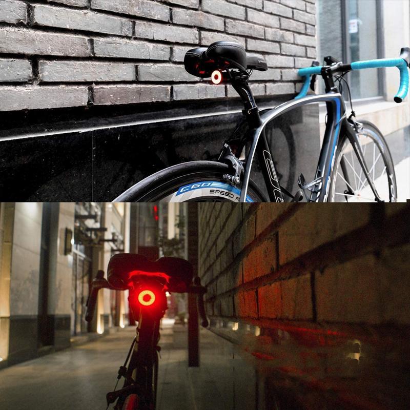 Smart Cykellygte med Automatisk Bremsefunktion og 360° Lys
