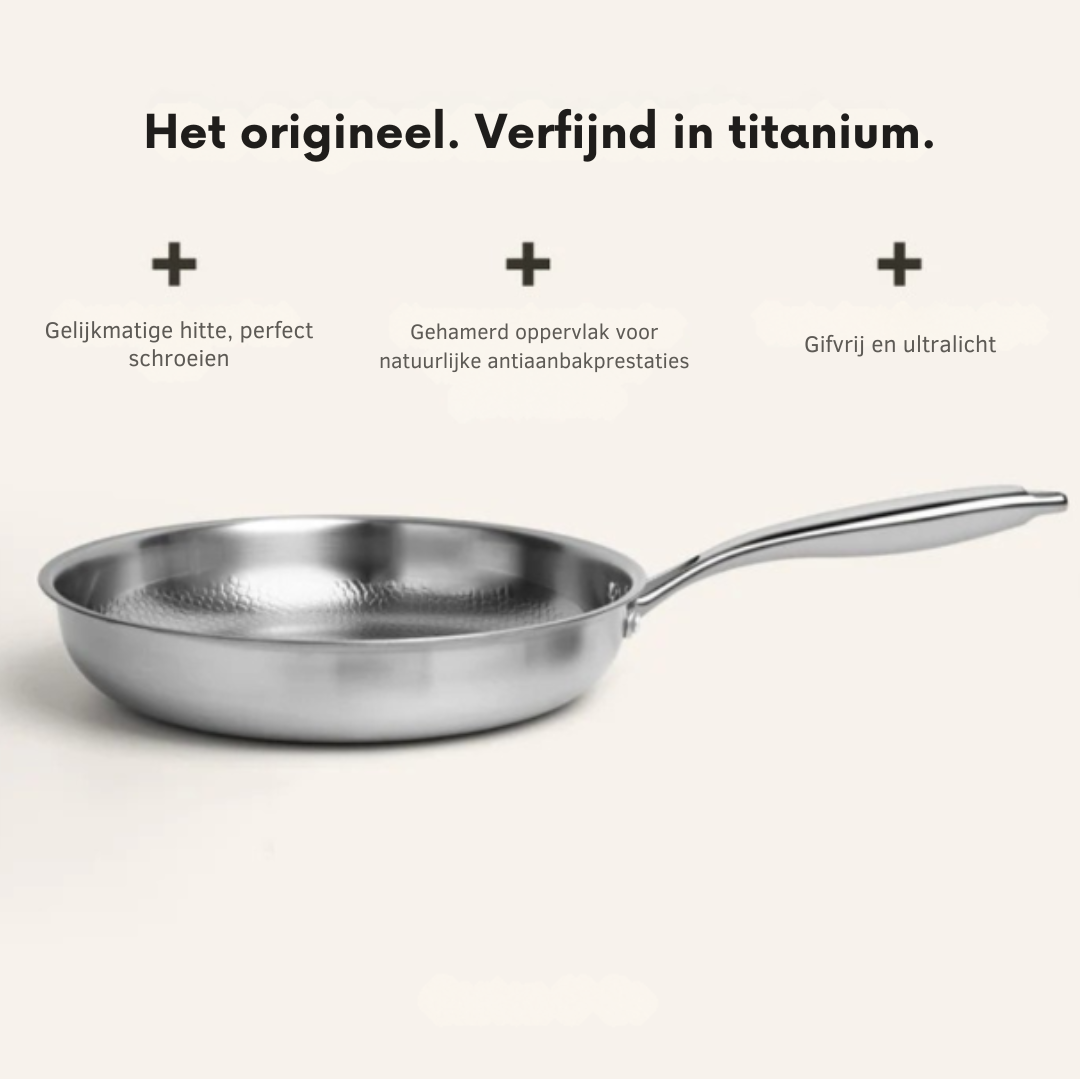 Slagtålig Titanpanna – Hållbara, Toxinfria och Stilfulla Köksredskap