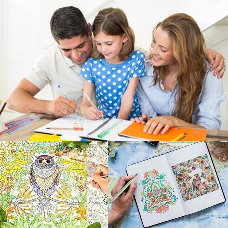 Gelpen til voksne farvebøger