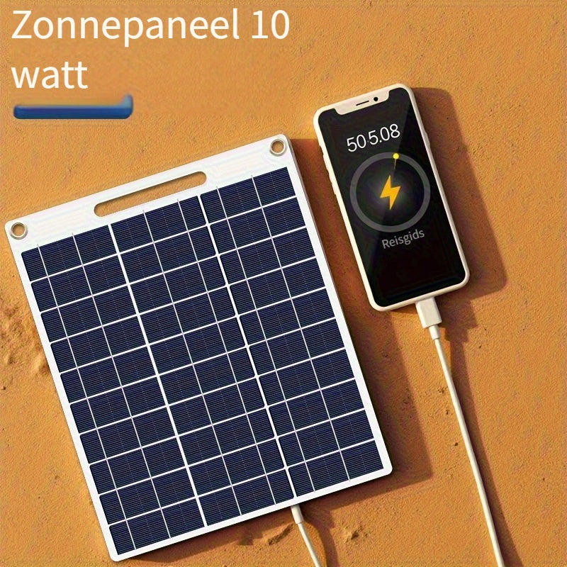 Bærbar Solpanel med USB – Strøm Overalt og Når Som Helst