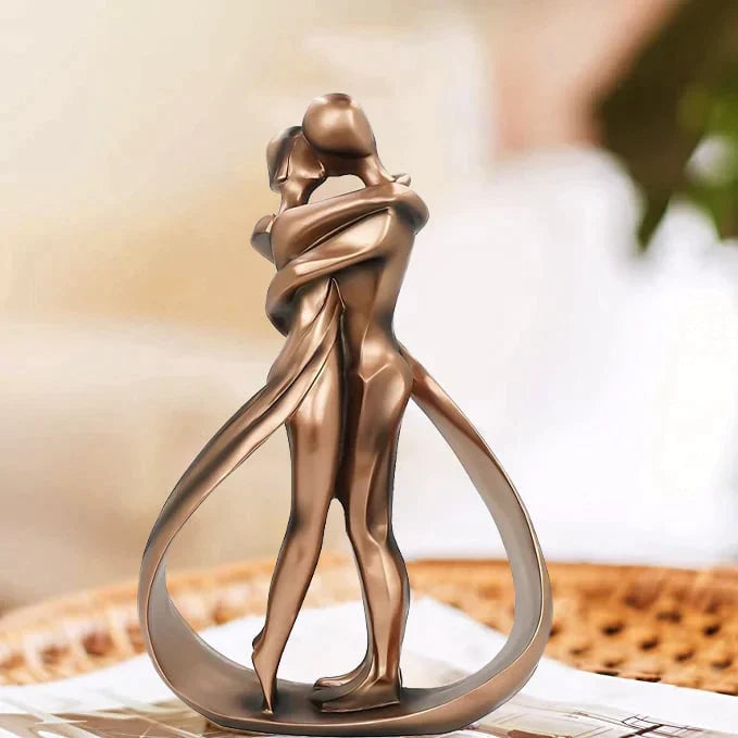 Kærlighedens Styrke - Håndlavet Statue der Fejrer Evig Kærlighed