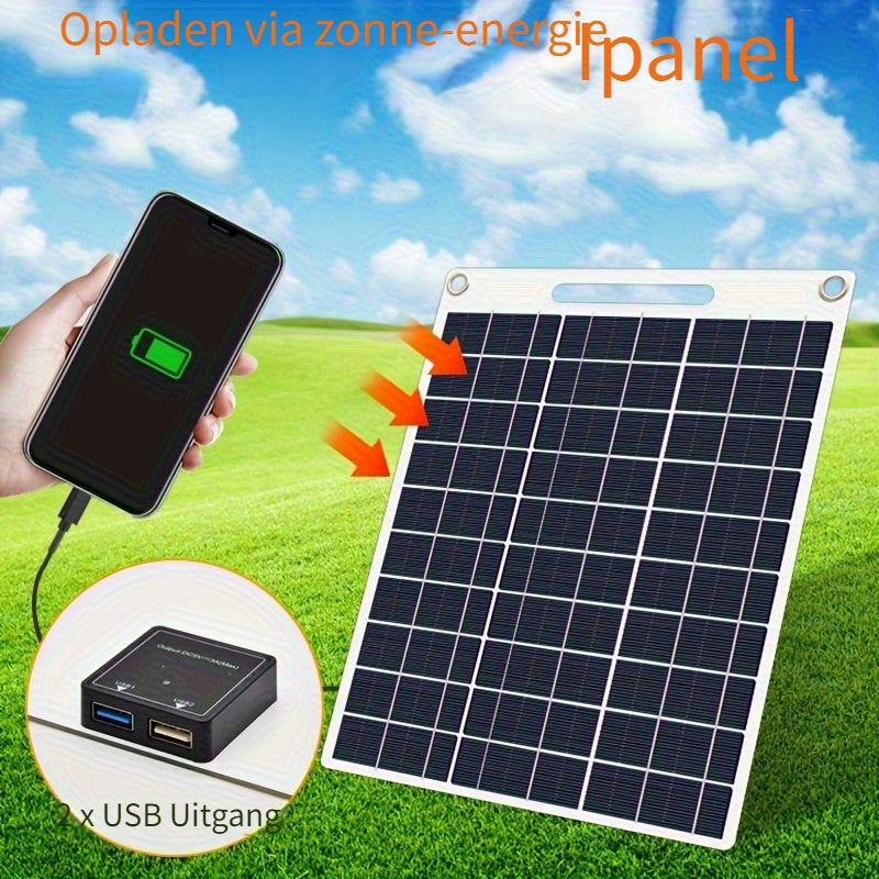 Bærbar Solpanel med USB – Strøm Overalt og Når Som Helst
