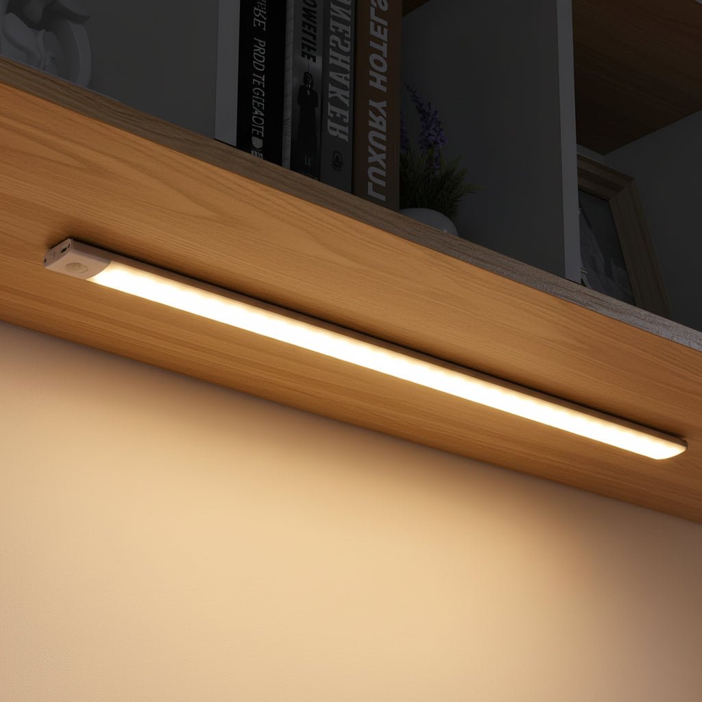 Trådlös LED-skåpbelysning med rörelsesensor – Enkel Installation