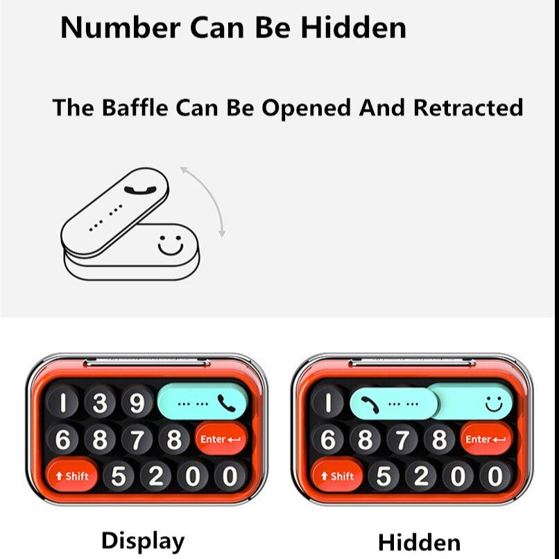 Unik Bil Hjælper Parkerings Telefon Nummer Tastatur
