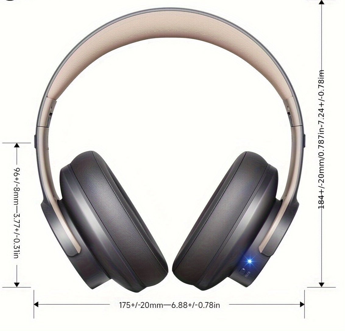 Trådløse Hi-Fi Stereo Hovedtelefoner med Lydisolering