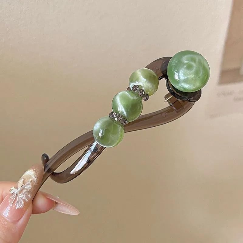 Elegant hårspænde med rosenperler – Dreje-design