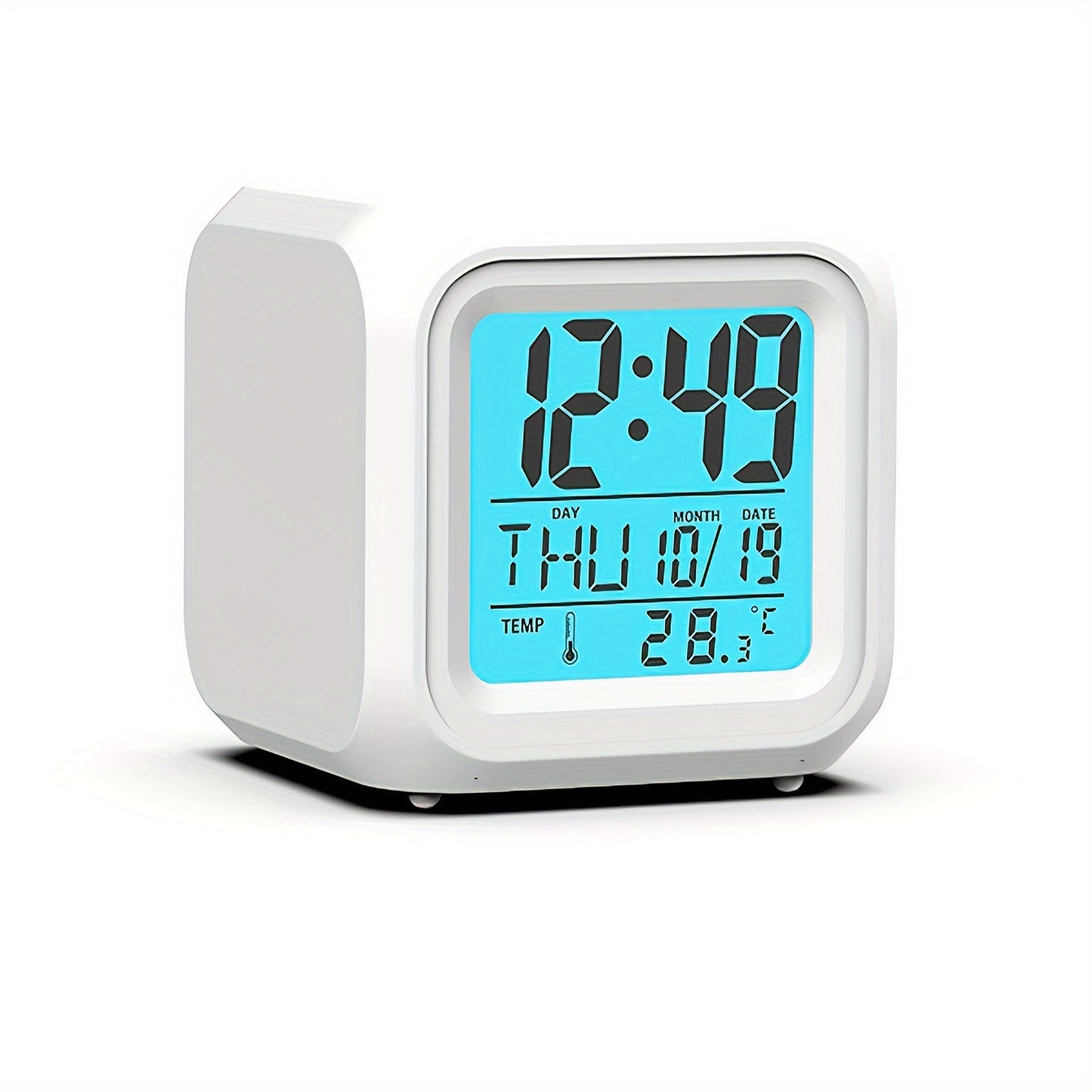 LED Digital Klocka med Temperaturdisplay – Tyst och Lysande för Alla Rum