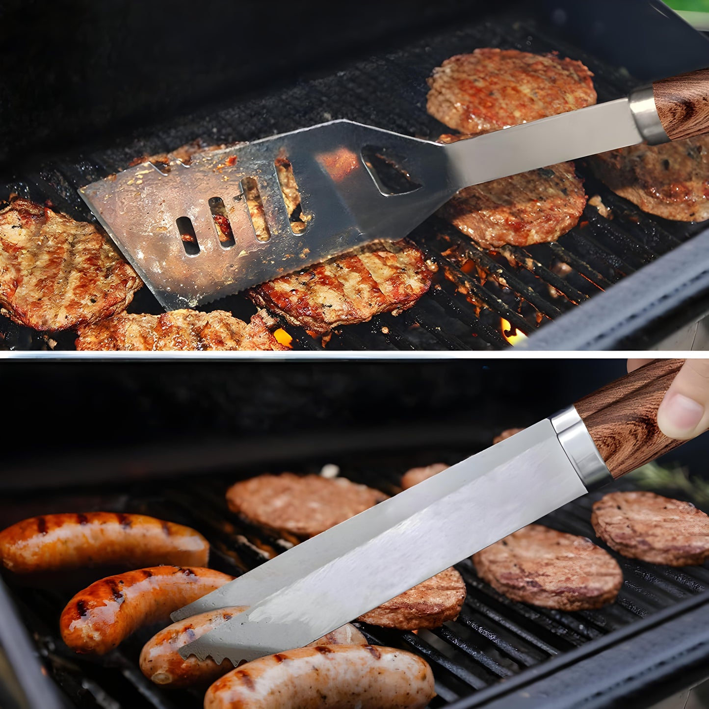 Grillmästarens Grilltillbehörsset i Rostfritt Stål – 22 Delar