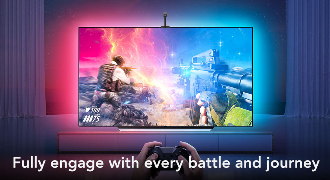 Smart LED TV-bakgrundsbelysning med färg­synkronisering i realtid för 50–65” TV