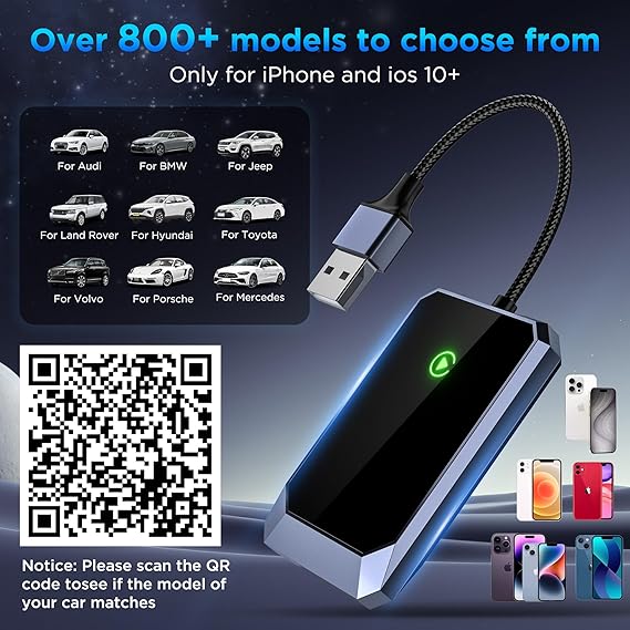 Trådlös CarPlay-adapter – Gör din bil smartare