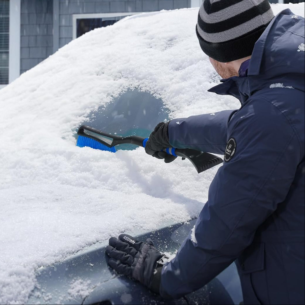 Effektivt 2-i-1 Snöborttagningsverktyg för Bilägare