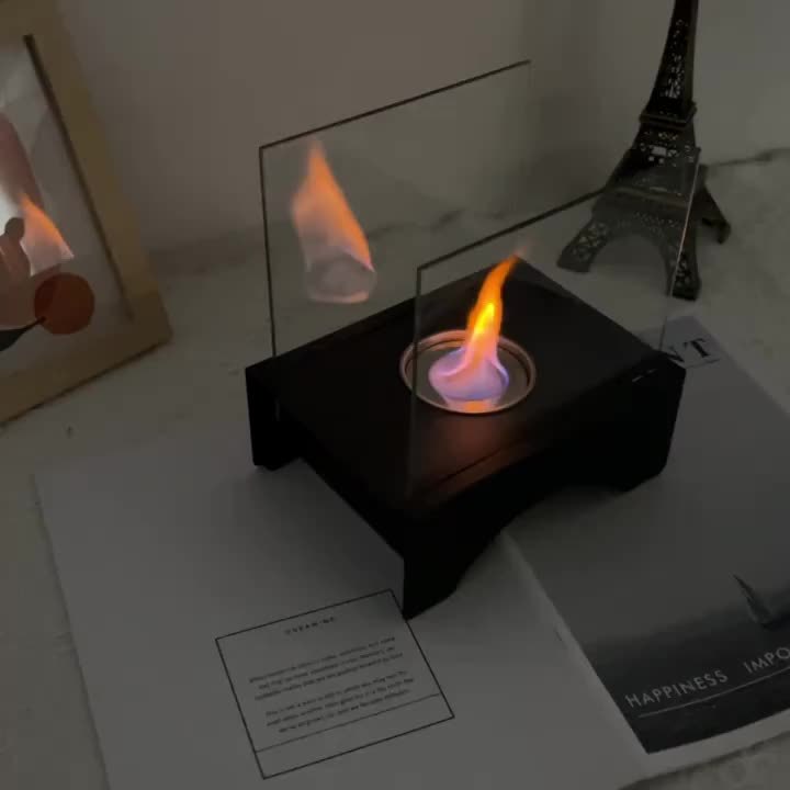 Bærbar Bioethanol Pejs – Ægte Flammer Uden Røg