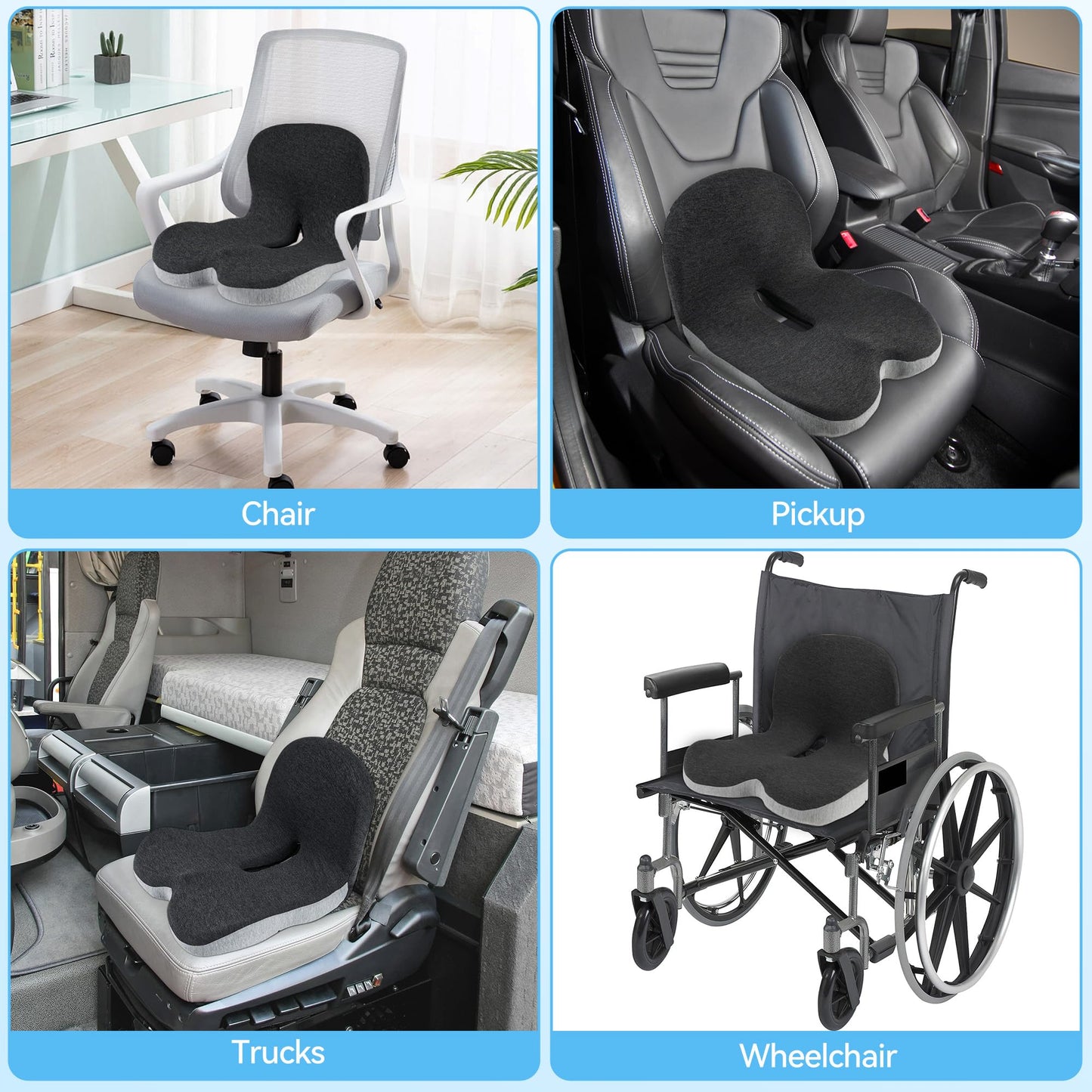 Ergonomisk Kørepude – Maksimal Komfort til Langdistancekørsel