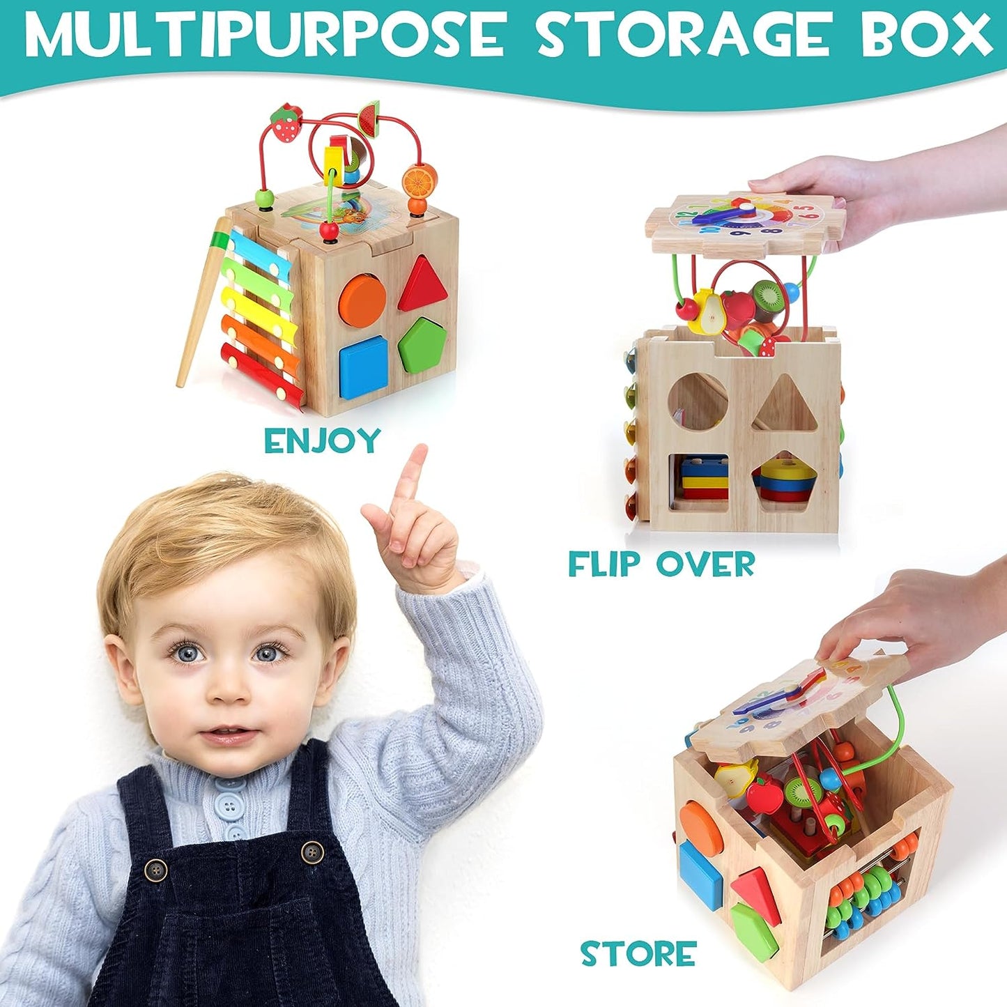 Montessori Kube 8 i 1 – Legesystem