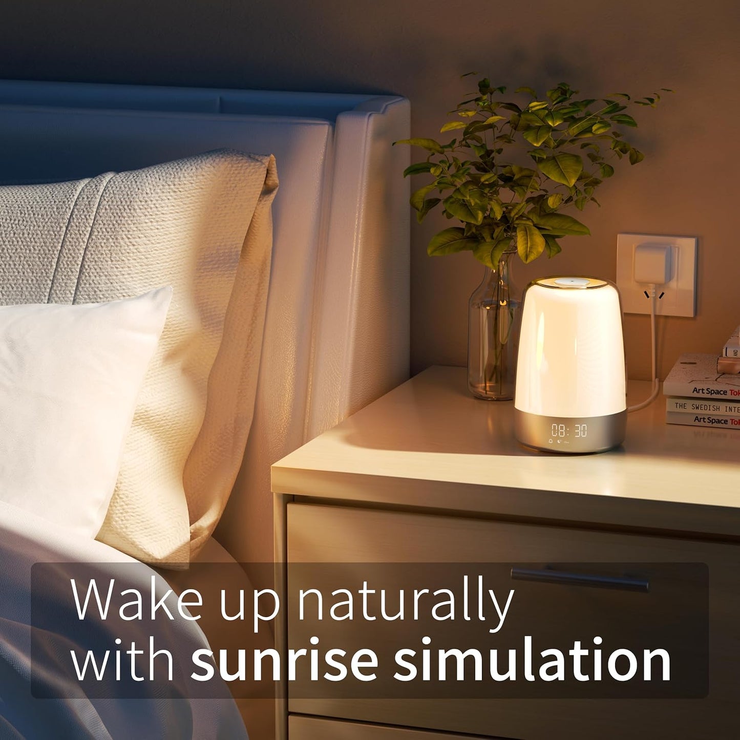 Naturlig Väckarklocka med Ljus – Upplev Morgonens Lugn