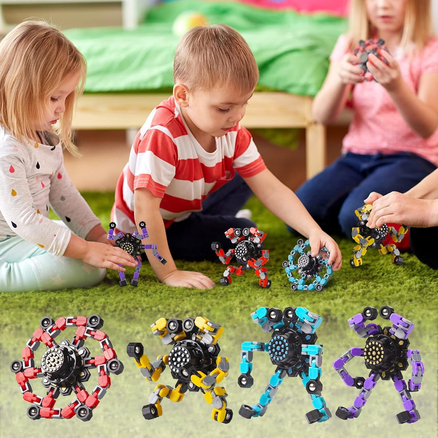 Fidget Toy för Stressavlastning – Set med 4 Delar