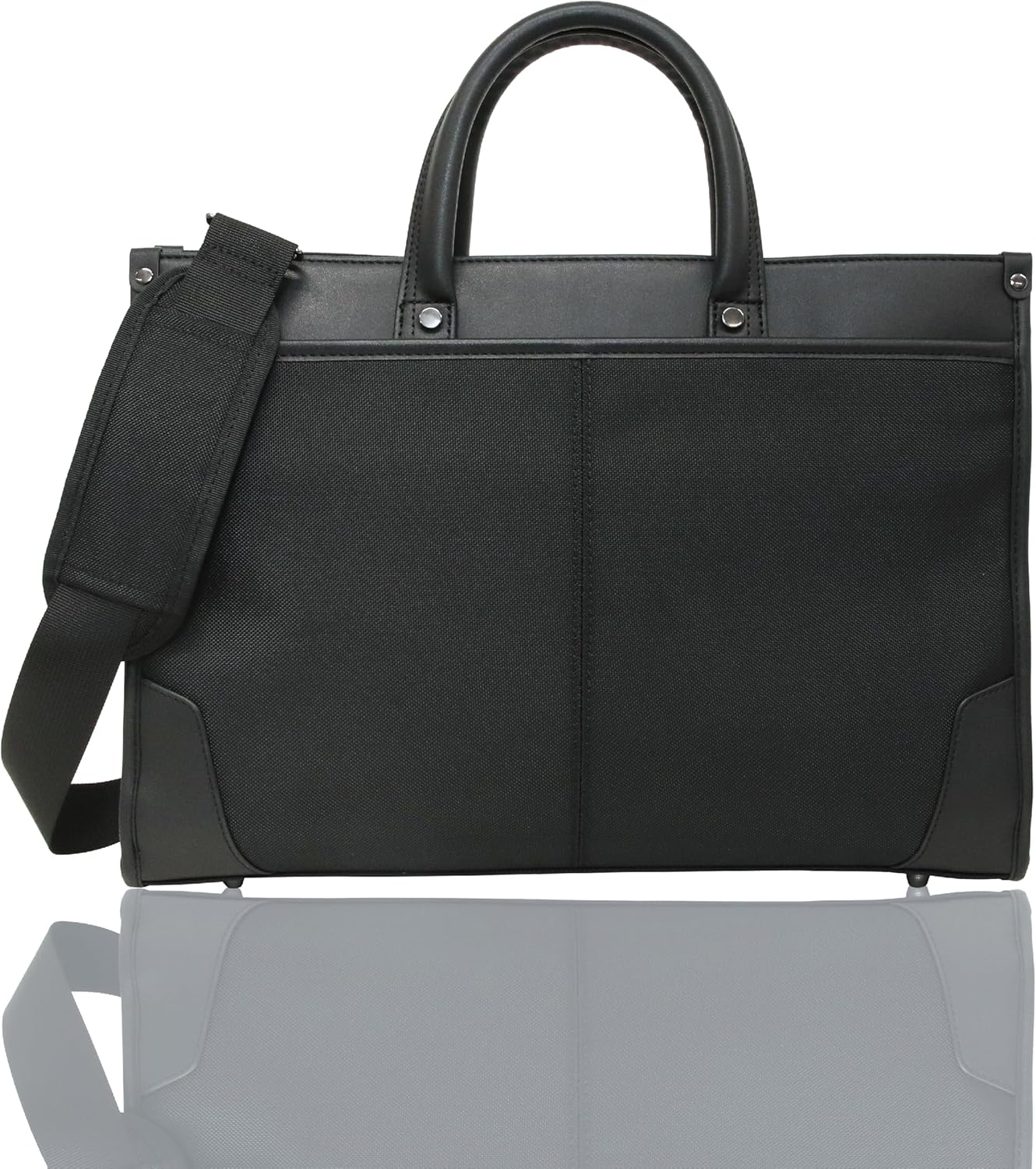 Elegant arbets-laptopväska med organiserad förvaring