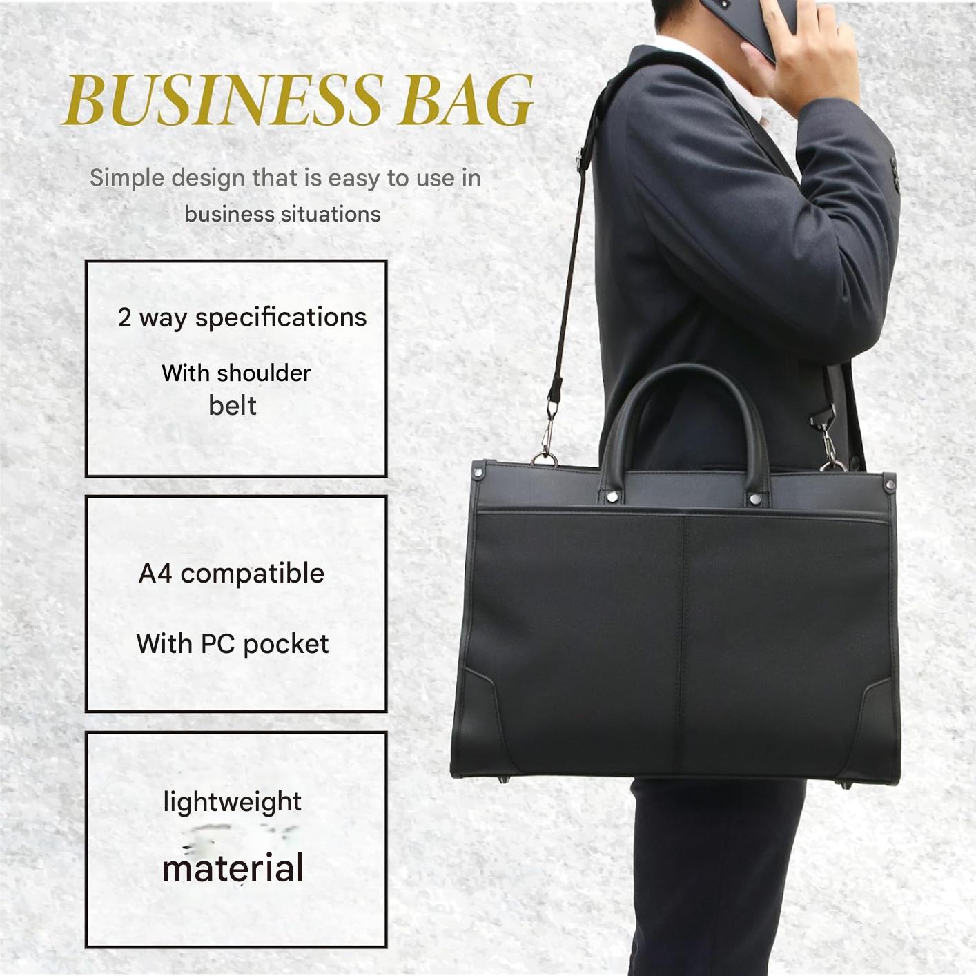 Elegant arbets-laptopväska med organiserad förvaring