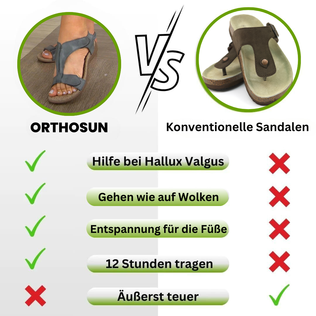 Ergonomiska smärtlindrande sandaler