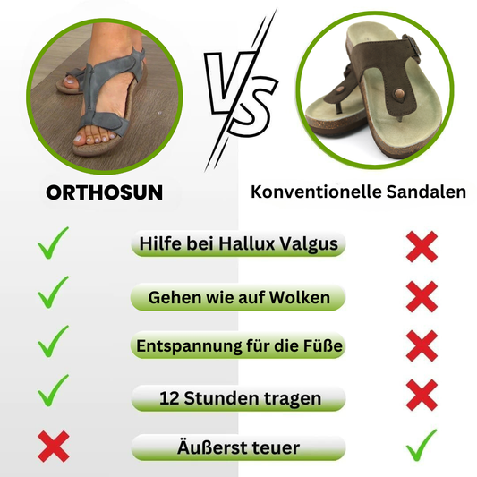 Ergonomiska smärtlindrande sandaler