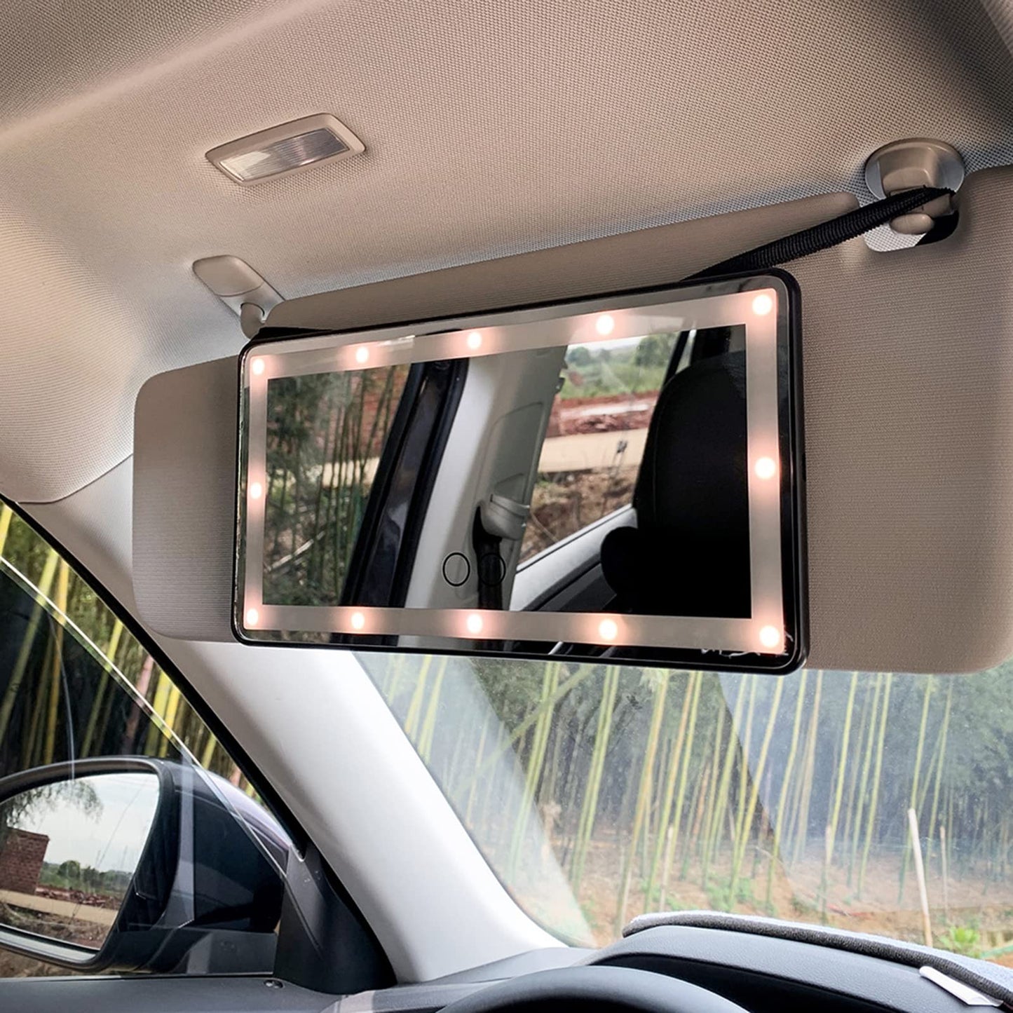 LED Bakspejl til Bilen med Multifunktionalitet