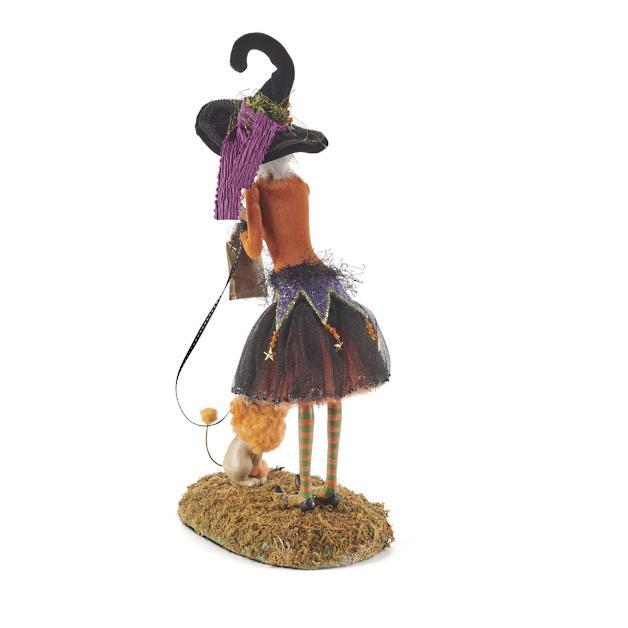 Halloween Figur | Håndlavet Troldmands Dekoration | Harpiks