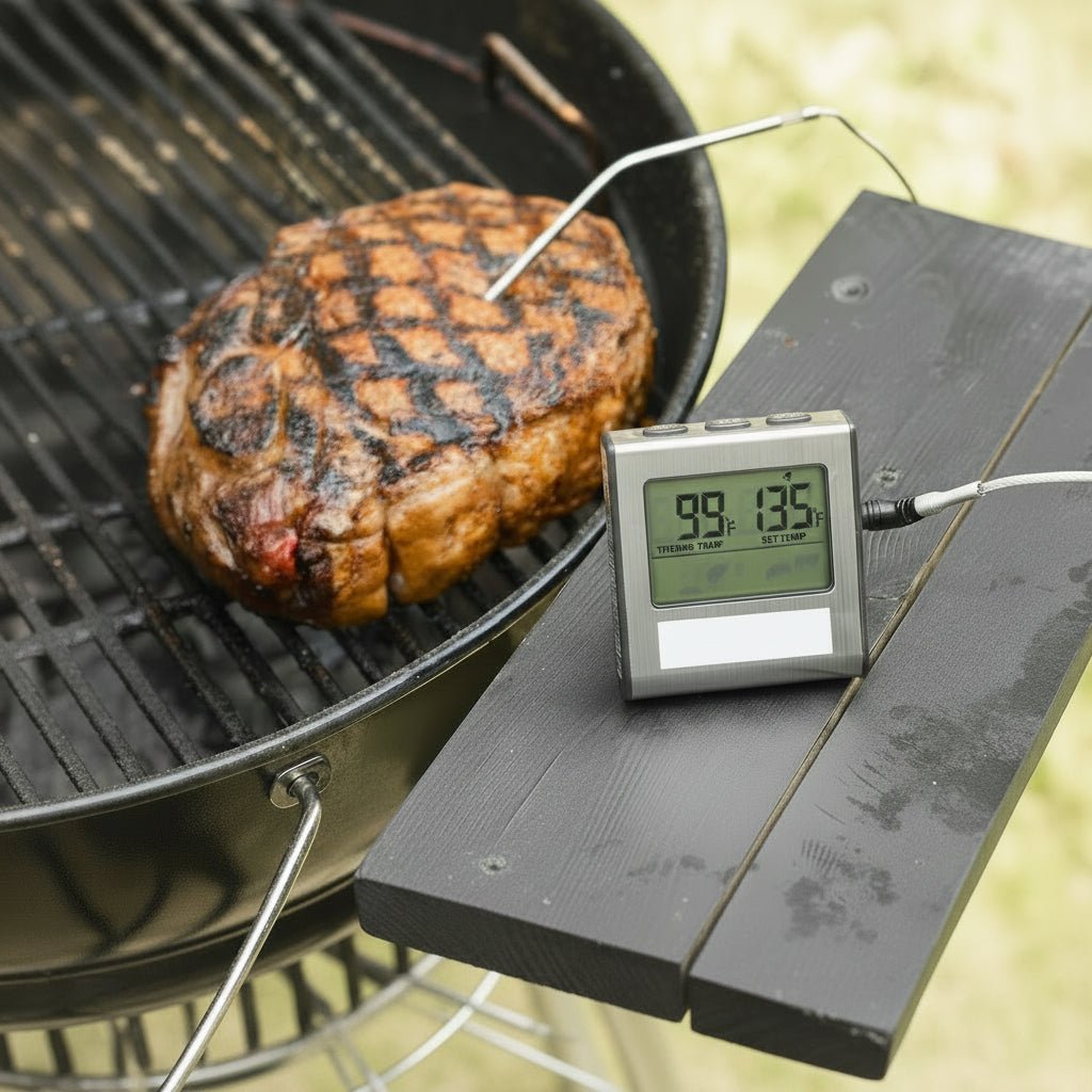 Digital kötttermometer med precisionssond för perfekt matlagning