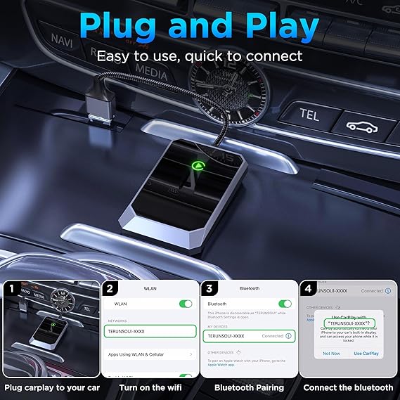 Trådlös CarPlay-adapter – Gör din bil smartare