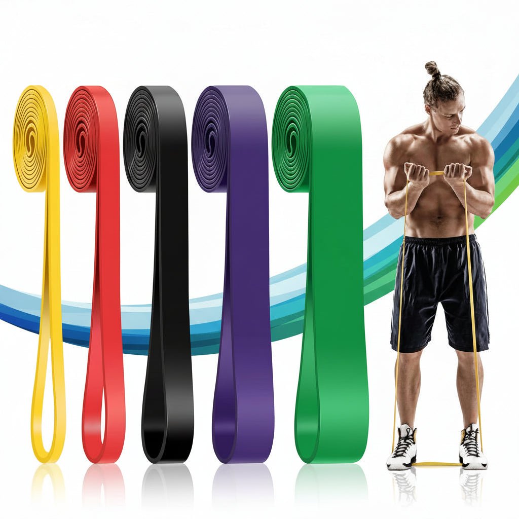 Styrketräningsset med Gummiband: Effektiv Hemmaträning