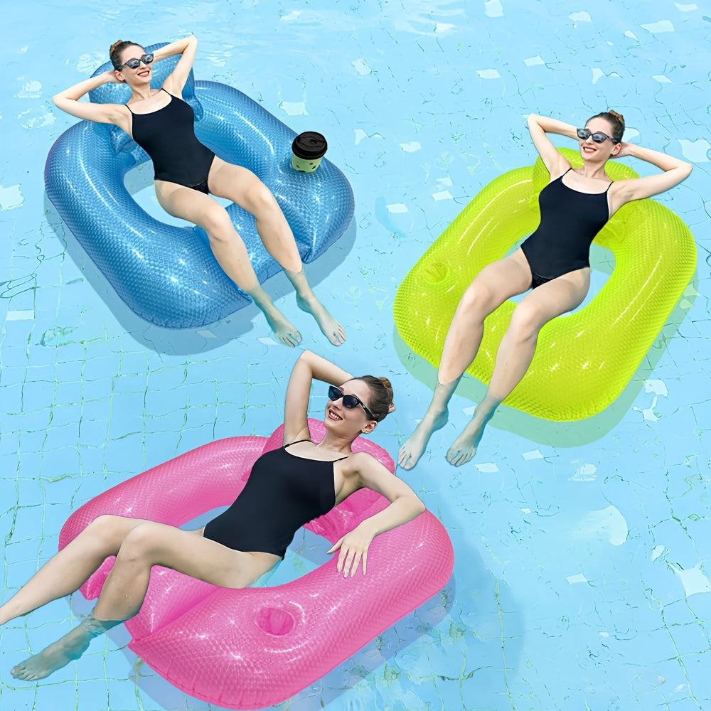 PearlFloat Uppblåsbar Lounge – Komfort och Stil på Vattnet