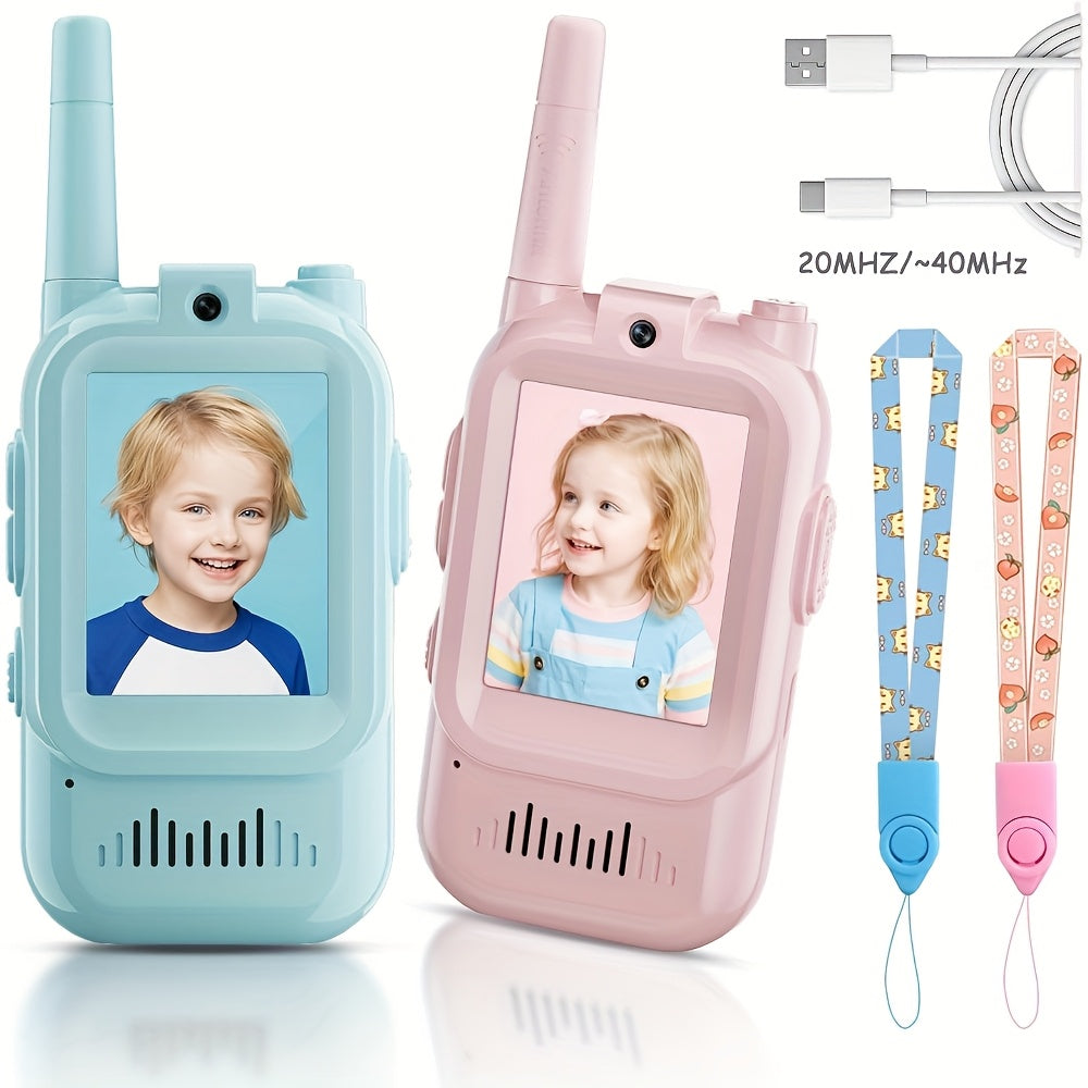 Walkie-talkie för barn med kamera och videosamtal – Kul och lärorikt