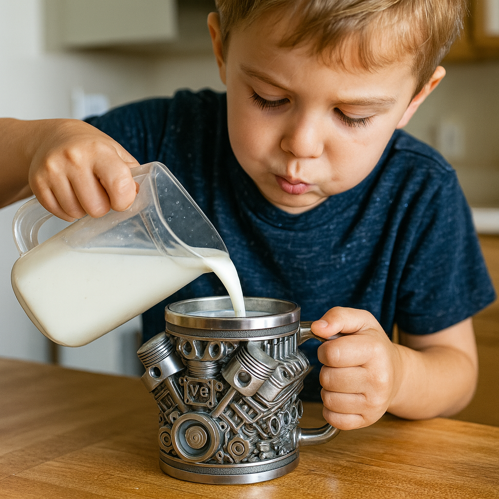 Mechaniker Kop Tasse – Håndlavet Motordesign