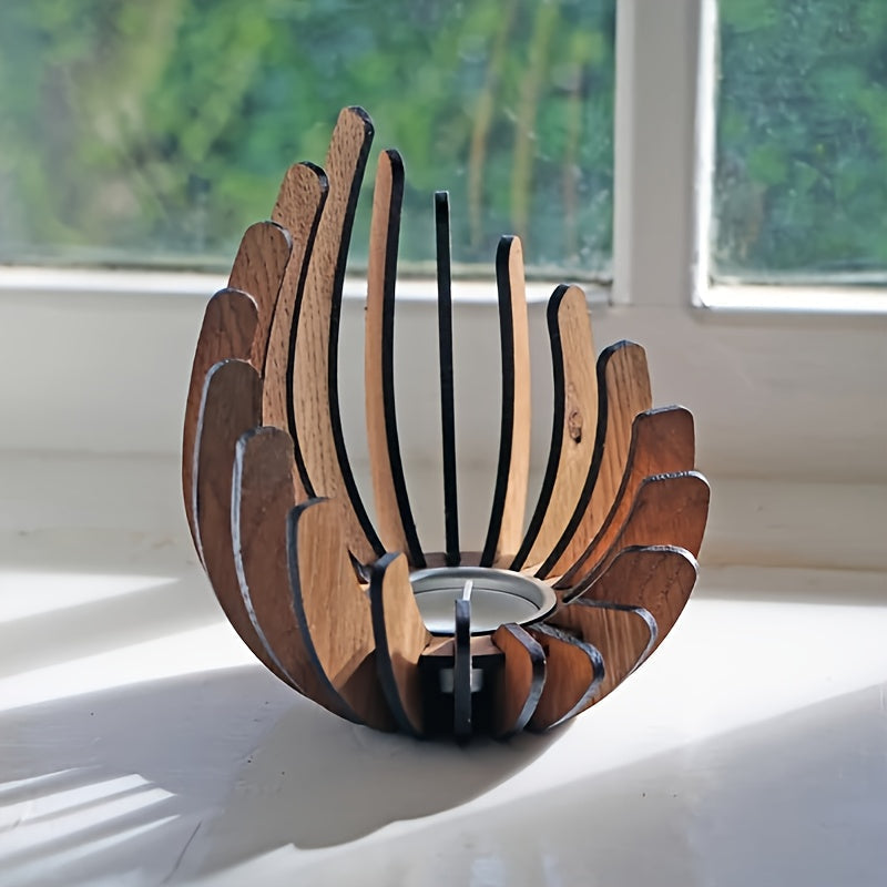 Elegant Lotos Lysestage – Håndlavet i Lagdelt Design