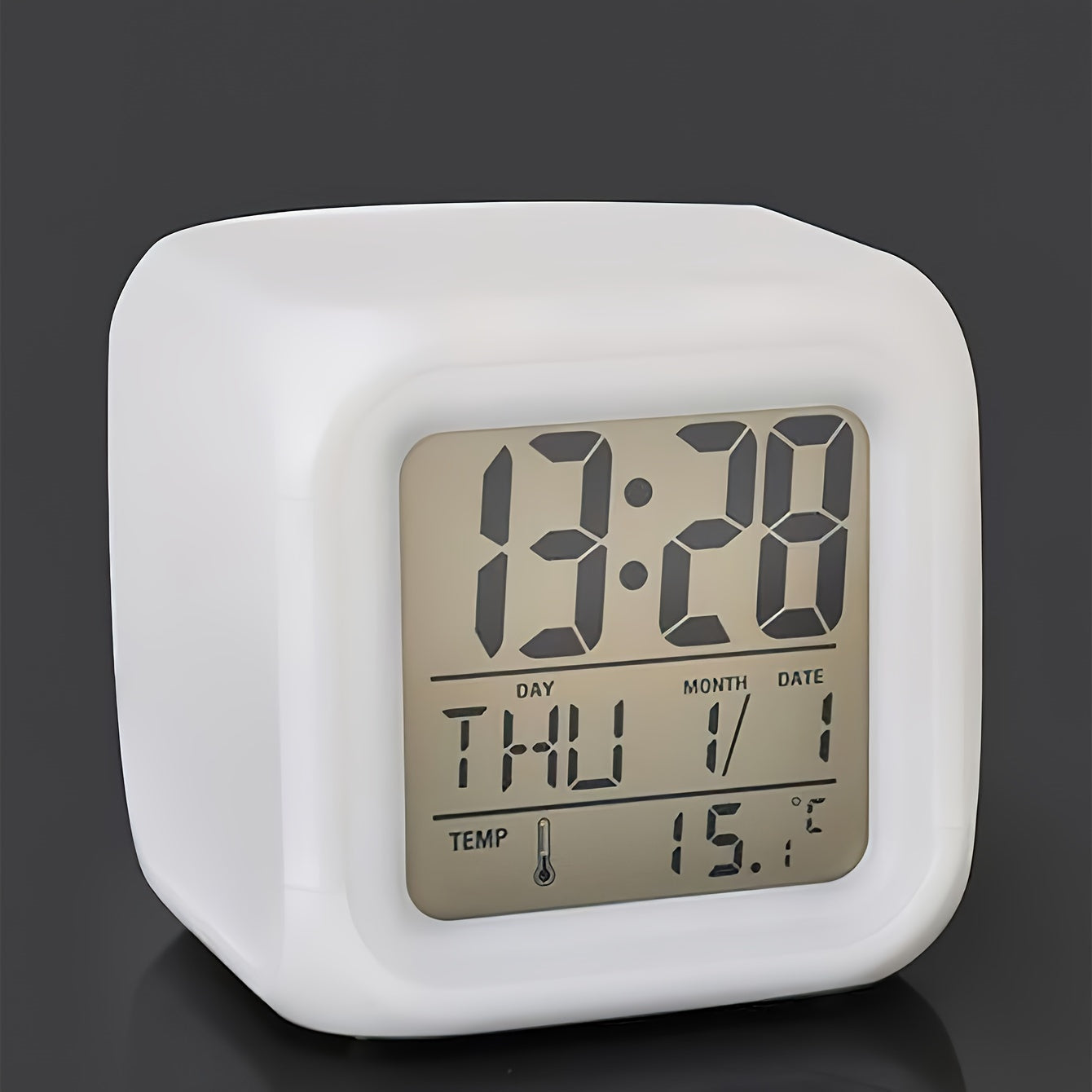 LED Digital Klocka med Temperaturdisplay – Tyst och Lysande för Alla Rum